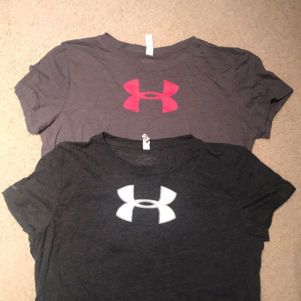 Two under armor shirts